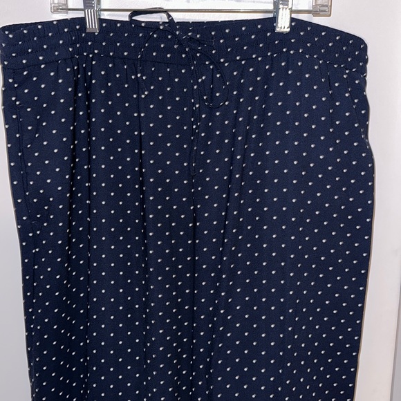LOFT Outlet Navy Polkadot Pants - Picture 1 of 5